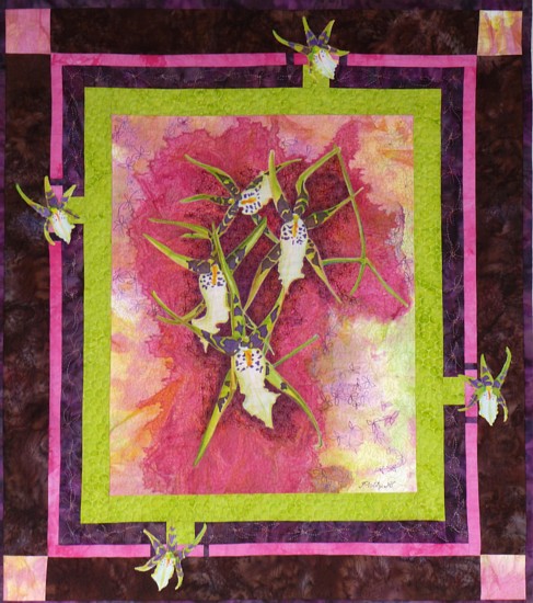 Square Dance, fiber art, ©Patty Koenigsaecker