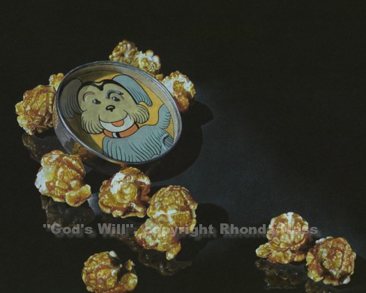 God's Will, colored pencil, copyright Rhonda Nass. Used with permission. Text not included in original image.