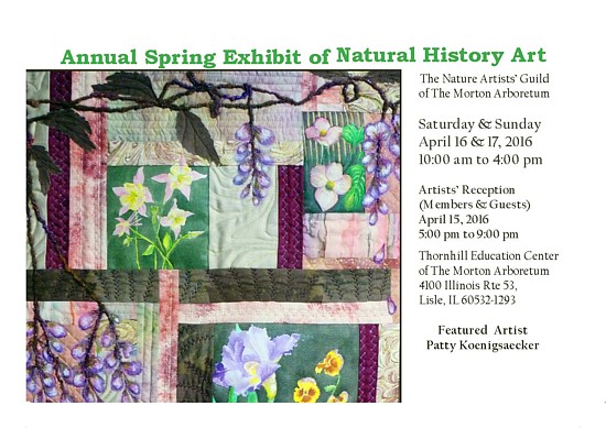 Nature Artists' Guild Exhibit Postcard Spring 2016